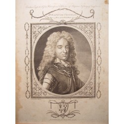 Mr. Rapin de Thoyras. Grabado por John Goldar (Oxford,1729-Londres,1795). Siguiendo obra de Jan Henrik Brandon.