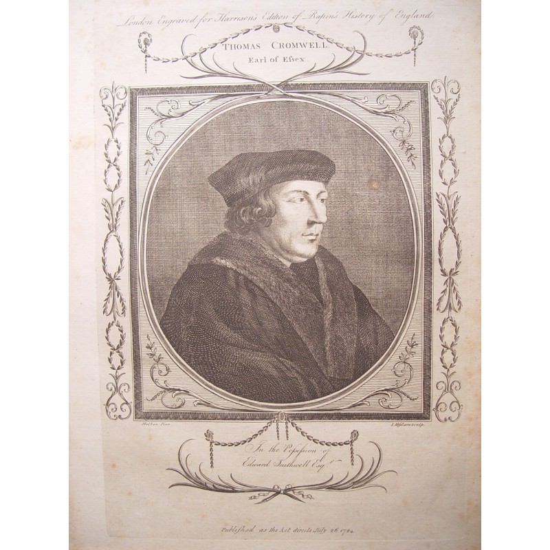 Thomas Cromwell, conte di Essex, da Hand Holbein, 1784.