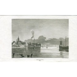 Gravesend, Kent, incisione di Scott da un disegno di J. Loche