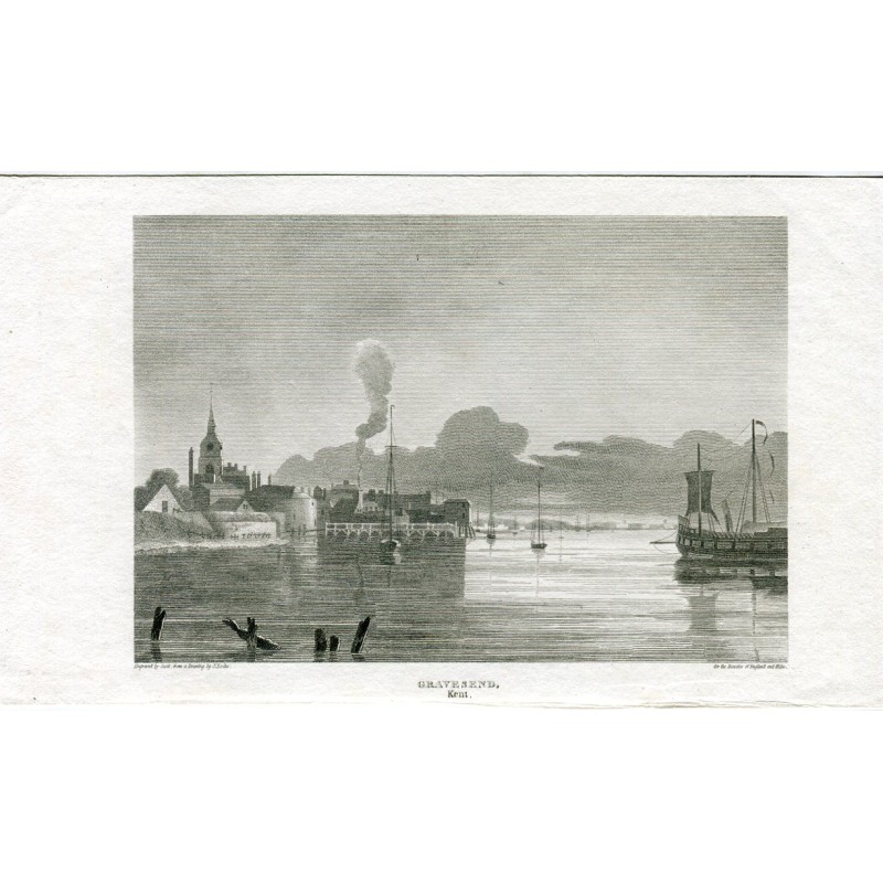 Gravesend, Kent engraved by Scott from a drawing by J. Loche