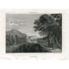 Landscape engraved by Schroeder, drawn by Gregorius.