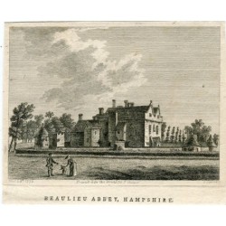 Abbaye de Beaulieu, Hampshire, gravée par S. Sparrow. Publiée en 1776.