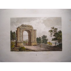 España. Cataluña. Tarragona. «Vista panorámica del Arco de Bara» Alexandre Laborde (1810-11).