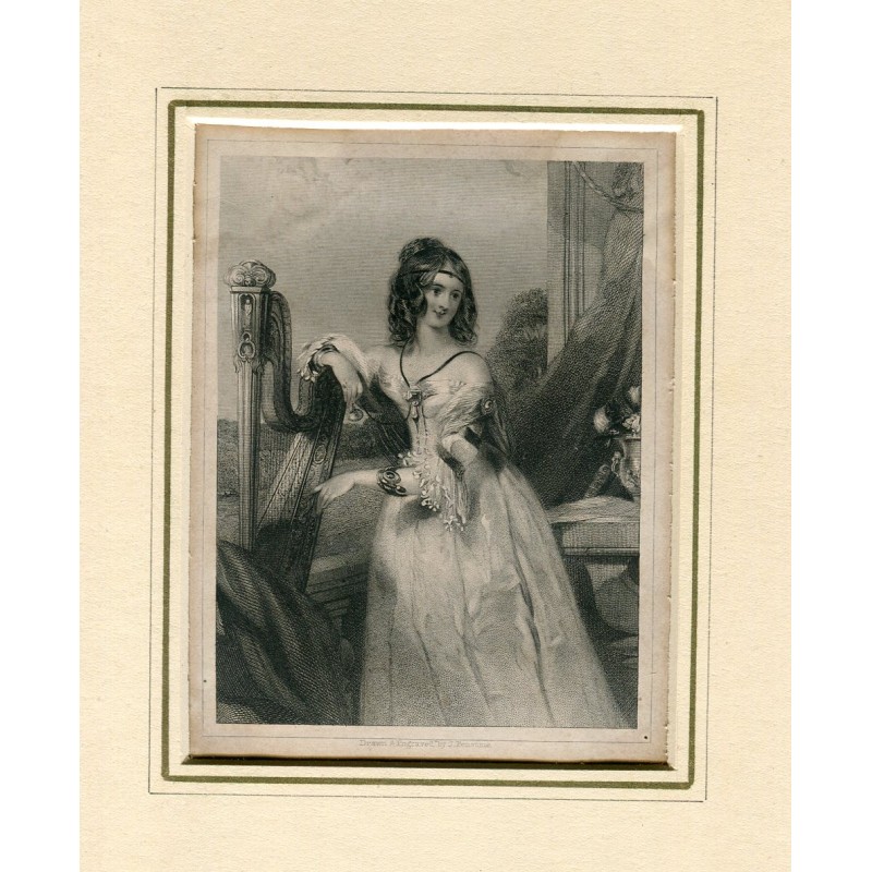 Jeune homme dessiné et gravé par J. Penstone