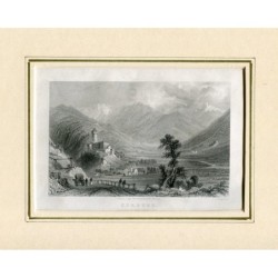 Churburg, Tirol (Italien). Antiker Druck