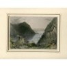 Hudson Highlands (paysage américain), gravure de 1837.