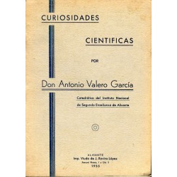 Curiosidades científicas por Don Antonio Valero García en 1935