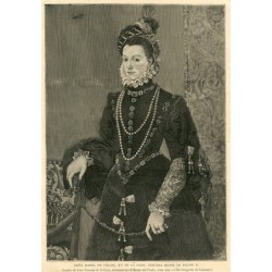 Fotogravur Isabel de Valois
