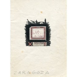 Piccola incisione del 1937 durante la guerra civile