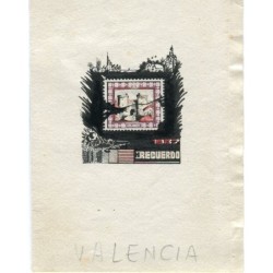 Piccola incisione del 1937 durante la guerra civile