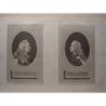 George I et George II. Gravure pour l'Histoire d'Angleterre d'Ashburton.