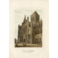 Kathedrale von York, gestochen von W. Binkles, gezeichnet von Hablot Brown