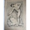 Seltene Radierung Nr. 1 aus dem Buch der Akademien, nach der Natur gezeichnet von François Boucher. Louis Félix La Rue
