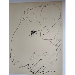 Litografia originale di Picasso pubblicata nel 1957