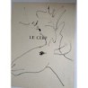 Le cerf, original lithograph by Picasso published in 1957