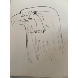 L'Aigle, litografia originale di Picasso pubblicata nel 1957