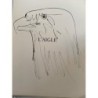 L'Aigle, Originallithographie von Picasso, veröffentlicht 1957