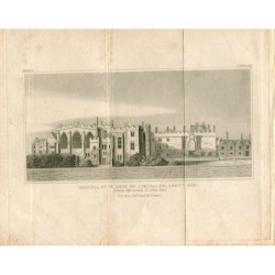 Hospital of St. John of Jerusalen, about 1640, after W. Hollar (1828)