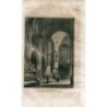 Gothic monuments. Interior view of Burgos Cathedral, engraved by Ch. Lalaisse