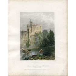 Wressel Castle engraved by J. Sands from a drawing by W. Nesfield