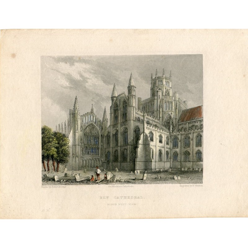 Kathedrale von Ely, Cambridgeshire, England, 1836