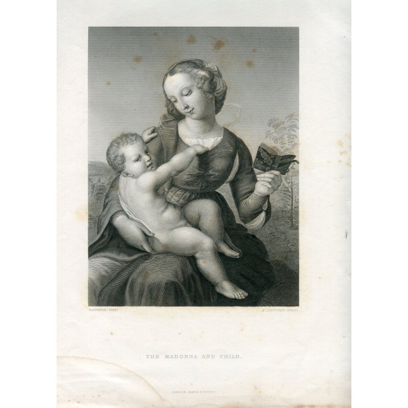 The Madonna and Child, after Raphael (c. 1853)