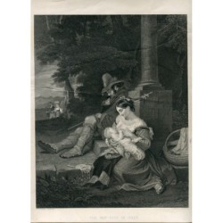 The way side in Italy engraved by C. Rolls from a work by P. Williams.