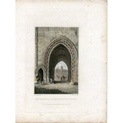 Das Tor von Bridlington, gestochen von J. Shury, gezeichnet von N. Whittock