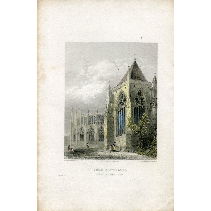 York Cathedral engraved by Wm. Woolnoth, drawn by H. Browne