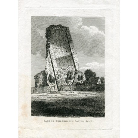 «Part of Bridgenorth Castle Salop» Dibjo y grabó J. Smith en 1811