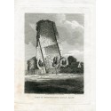 Part of Bridgenorth Castle Salop. Dibjo y grabó J. Smith en 1811