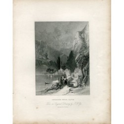 Chedder near Bath engraved by JBAllen, drawn by JBPyne