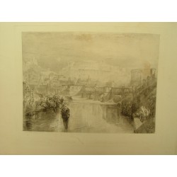 Grabado por A. Brunet-Debaines copia de Turner publicado entre 1870-1913  por Seeley&Co, Londres
