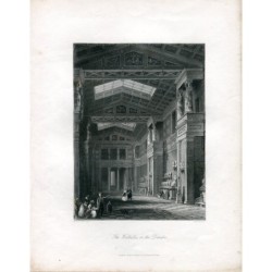 Die Walhalla an der Donau, gestochen von AH Payne nach einem Werk von H. Schonfield