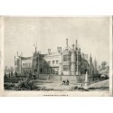 "Helmingham Hall, Suffolk" lithograph by JD Harding