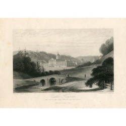 Castle Howard, gestochen von J. Redaway nach einer Zeichnung von W. Daniell