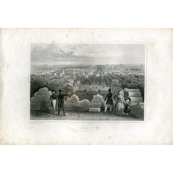 Paris, gezeichnet und gestochen von Lalaisse im Jahr 1860