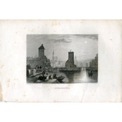 Strasbourg gravée par Larbalestier