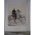 "IL. D. Leopoldo O'Donell comte de Lucena» 1859 lithographie militaire