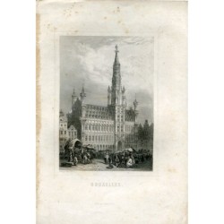 Bruxelles gravée par Rouargue Frères