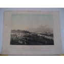 «Vue générale de la ville de Tétouan Sierra de la Corona et plaine de l'Aduana au camp mauresque» 1860