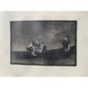 Goya etching. Bullfighting, plate 16, 1983 edition. 'The same man throws a bull in the ring at Madrid'
