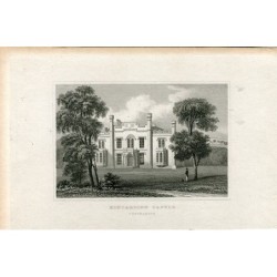 Écosse. Château de Kincardine, Perthshire, gravure d'après une œuvre de J.P. Neal
