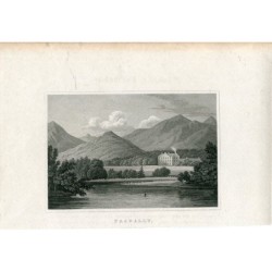 Écosse, Faskally, gravure réalisée en 1831 par J. Greig.