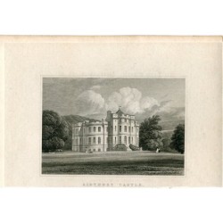 Écosse. Château d'Airthrey, gravé par T. Barber d'après un original de J.P. Neale.