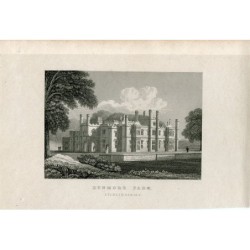 Scozia. Dunmore Park, Stirlingshire, incisione di Henry Wallis, disegnata da JPNeale