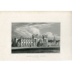 Scotland. Abercairney Abbey, Perthshire, engraving from an original drawing by J.P. Neale