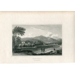 Écosse. Murthly, Perthshire, gravé par Henry Adlard d'après un dessin original de JP Neale.