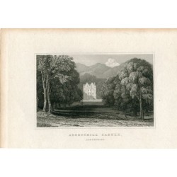 Castello di Aberuchill, Perthshire, inciso da JJ Hinchliff da un disegno originale di JP Neale