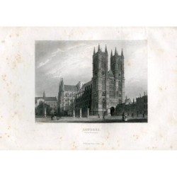 London, View of Westminster. Published in 1845 by Furne, Paris